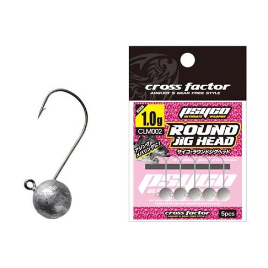 CrossFactor Psycho round Jig Heads CrossFactor Psycho round Jig Heads