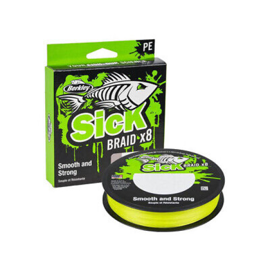 Berkley Sick X8 Braid Flame Green 300m