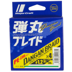 Major Craft Dangan X4 Braid 150m Major Craft Dangan X4 Braid 150m