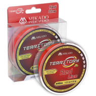 Mikado Territory Red Monofilament 600m