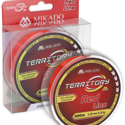 Mikado Territory Red Monofilament 600m