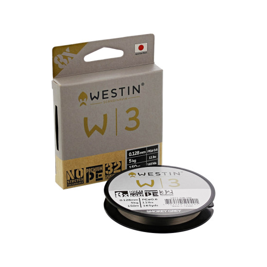 Westin W3 8-Braid Smokey Grey 150m