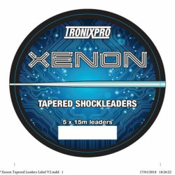 TronixPro Xenon Clear Tapered Leaders