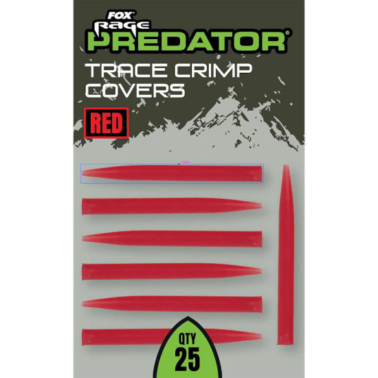 Fox Rage Predator Red Crimp Covers