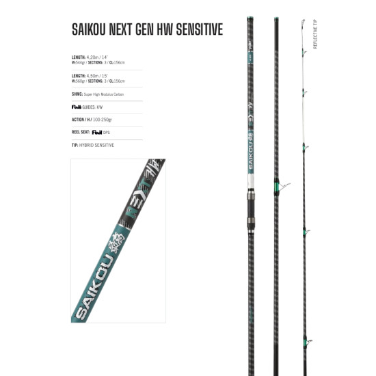 Yuki Saikou Next Gen HW Sensitive Beach Rods