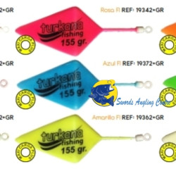 Turkana Double Pyramid Plastic Coated Weights 2 pack  Turkana Double Pyramid Plastic Coated Weights 2 pack