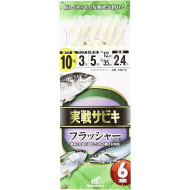 Hayabusa SS-075 White Flasher Sabiki