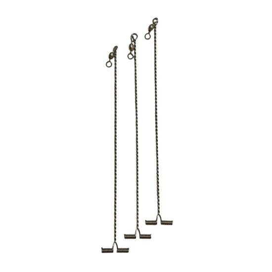 Mustad Wire Boom with Swivel 3 pack