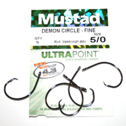 Mustad Demon Circle Fine Hooks Mustad Demon Circle Fine Hooks