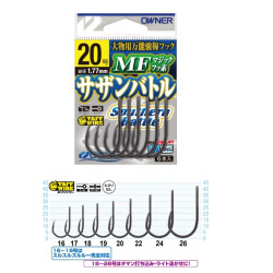 Owner Southern Battle Magic Fluorine Coated Hooks Owner Southern Battle Magic Fluorine Coated Hooks
