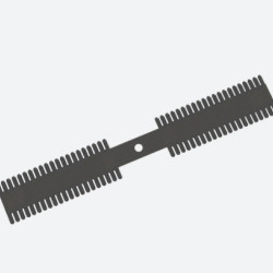 Anglex Double Head Mounted Trace Bar