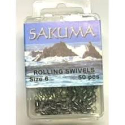 Sakuma Rolling Swivels - 50 pack Sakuma Rolling Swivels - 50 pack