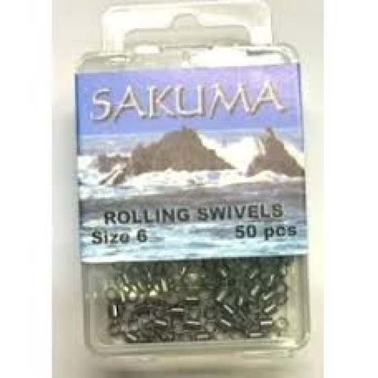 Sakuma Rolling Swivels - 50 pack Sakuma Rolling Swivels - 50 pack