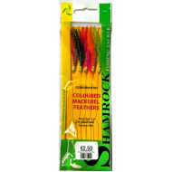 Shamrock Coloured Mackerel Feathers