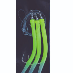 Swift Yellow Wriggler 4/0 Gummi Makks Swift Yellow Wriggler 4/0 Gummi Makks