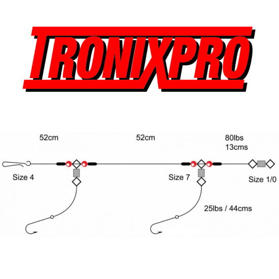 TronixPro 2 Hook Flapper 1 up 1 down