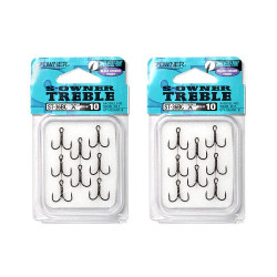 Owner STBL36 BC Barbless Treble Hooks Owner STBL36 BC Barbless Treble Hooks