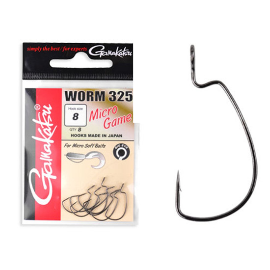 Gamakatsu Worm 325 Micro Game Hooks