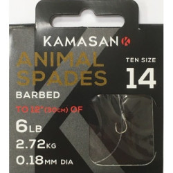 Kamasan Animal Spades Hook to Nylon Hooklengths Kamasan Animal Spades Hook to Nylon Hooklengths