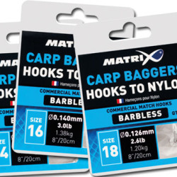 Matrix Carp Baggers Hooks to Nylon Matrix Carp Baggers Hooks to Nylon
