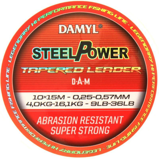 Dam Steelpower Tapered Leaders