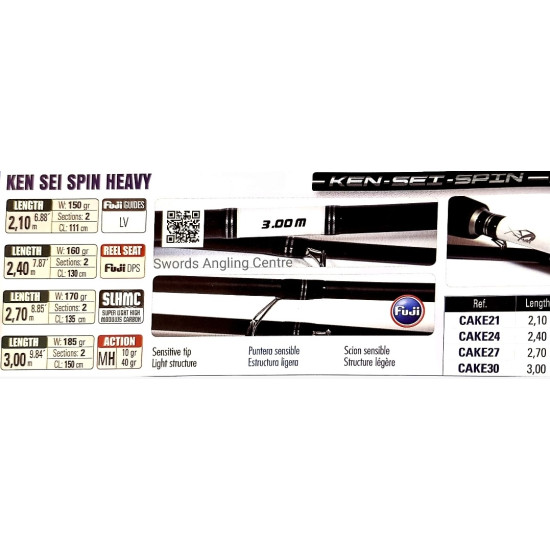 Yuki KenSei Z Spinning Rods