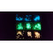 Toho Soft Glow Beads Green Toho Soft Glow Beads Green