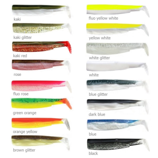 Fiiish Black Minnow Bodies 90mm No.2