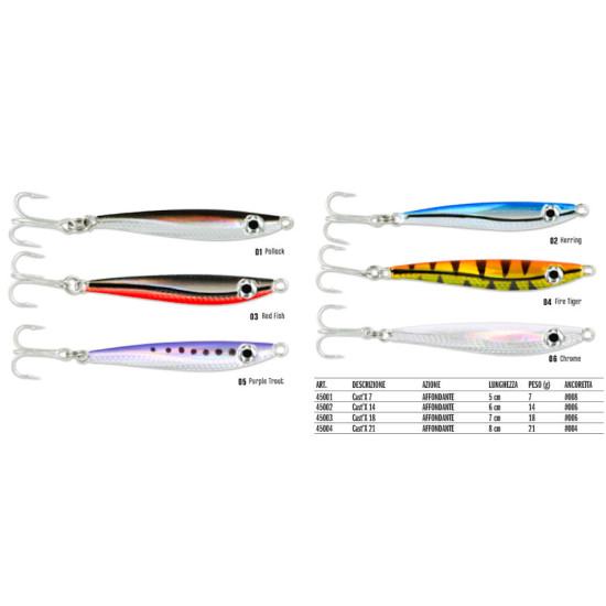 Spro Cast X Metal Lures